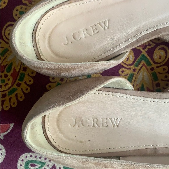 J. Crew Audrey Suede D’Orsay Flats 8 - Picture 3 of 10